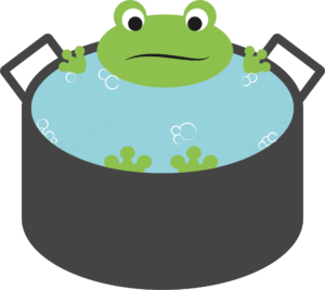 Shared Ambition - boiling frog